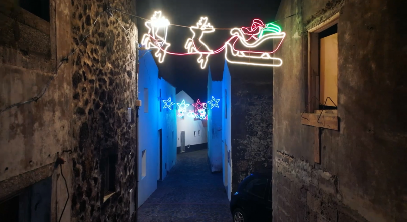 Imagem de Iluminação de Natal na Vila do Corvo
