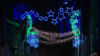 Imagem de Iluminação de Natal da Praia da Vitória