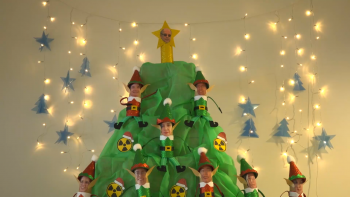 Imagem de Casa do Pessoal do HSEIT organiza concurso de árvores de Natal para aquecer o ambiente