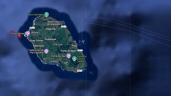 Imagem de Incremento da atividade sísmica a oeste da ilha Graciosa