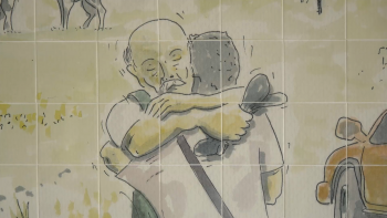 Imagem de Jardim Duque da Terceira: Artistas criam painel de azulejos da Parábola do Filho Pródigo