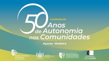 Imagem de Mota Amaral e Jardim em conferência sobre Autonomia e Comunidades em Ponta Delgada