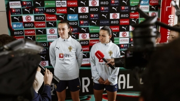 Imagem de Atleta açoriana Daniela Santos em estágio com a seleção principal feminina de futebol