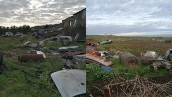 Imagem de GNR deteta depósito ilegal de carros e resíduos com suspeita de contaminação na Terceira