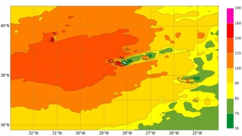 Imagem de Depressão Leonardo traz chuva e vento forte aos Açores