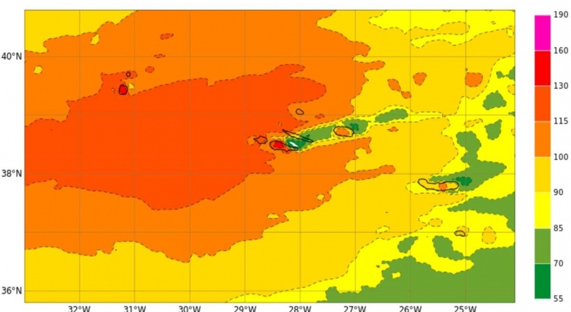 Imagem de Depressão Leonardo traz chuva e vento forte aos Açores