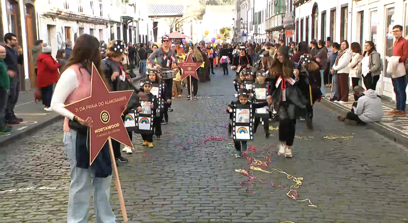 Imagem de Carnaval Faial: Mais de 1.000 crianças saíram à rua no tradicional desfile