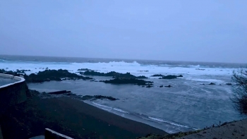 Imagem de Depressão Leonardo já provoca perturbações nos transportes aéreos e marítimos
