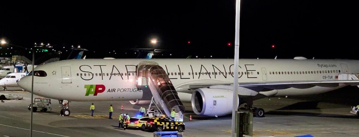 Imagem de Avião da TAP aterra de emergência no Aeroporto João Paulo II