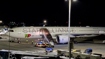 Imagem de Avião da TAP aterra de emergência no Aeroporto João Paulo II