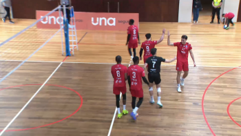 Imagem de Equipa masculina do Clube K venceu o Ginásio de Santo Tirso por 3-0