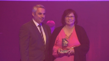 Imagem de Gala Desporto Ponta Delgada: Helena Machado foi distinguida com Prémio Carreira