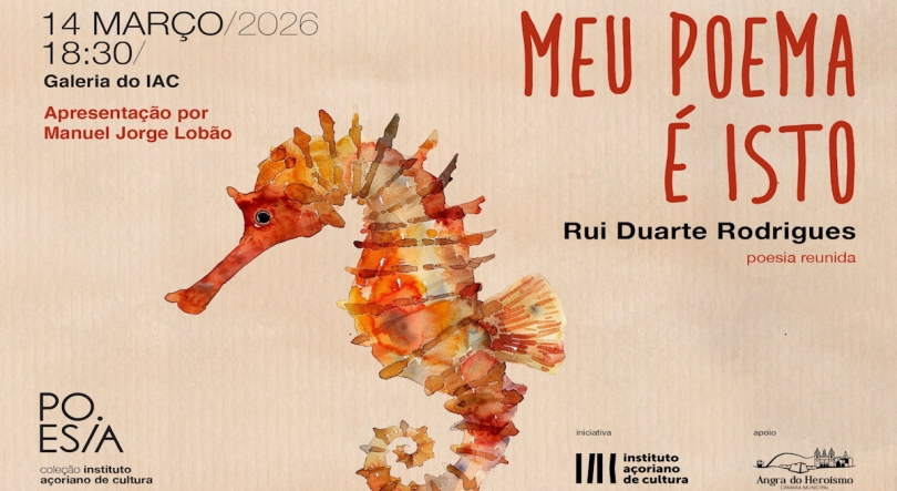 Imagem de Livro que reúne poesia de Rui Duarte Rodrigues lançado hoje no IAC