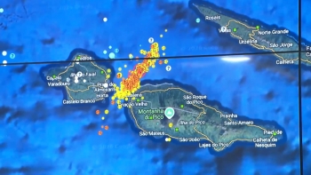 Imagem de Canal Faial-Pico com maior atividade sísmica