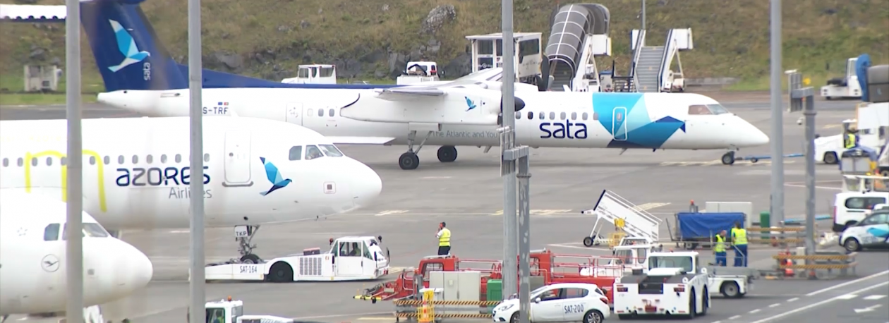 Imagem de 2.700 passageiros com voos cancelados hoje na SATA Air Açores e Azores Airlines