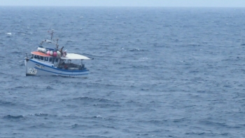 Imagem de Navio da Marinha apreende meia tonelada de pescado em fiscalização nos Açores