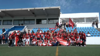 Imagem de Santa Clara B campeão: Festa e alegria entre equipa e adeptos