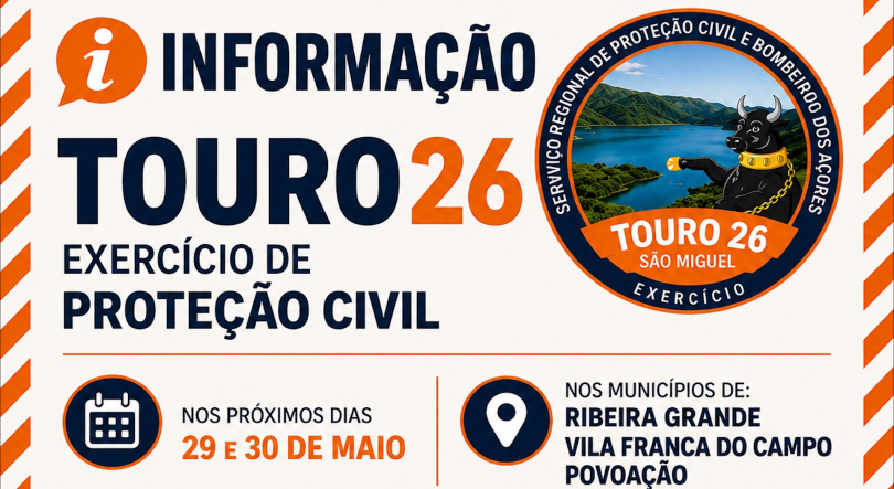Imagem de Exercício Touro testa prontidão da Proteção Civil em simulacro de crise sismovulcânica em São Miguel