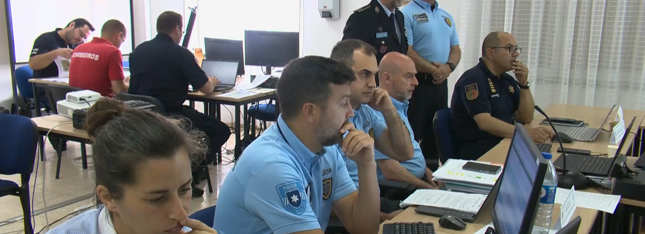 Imagem de Segurança no Dia de Portugal: Sala de Situação com 11 câmaras e dois drones