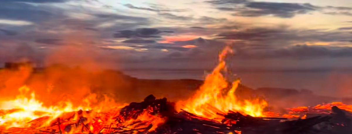 Imagem de Incêndio na Serralharia dos Altares na ilha Terceira
