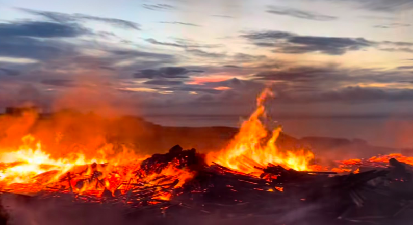 Incêndio em serraria nos Altares na ilha Terceira