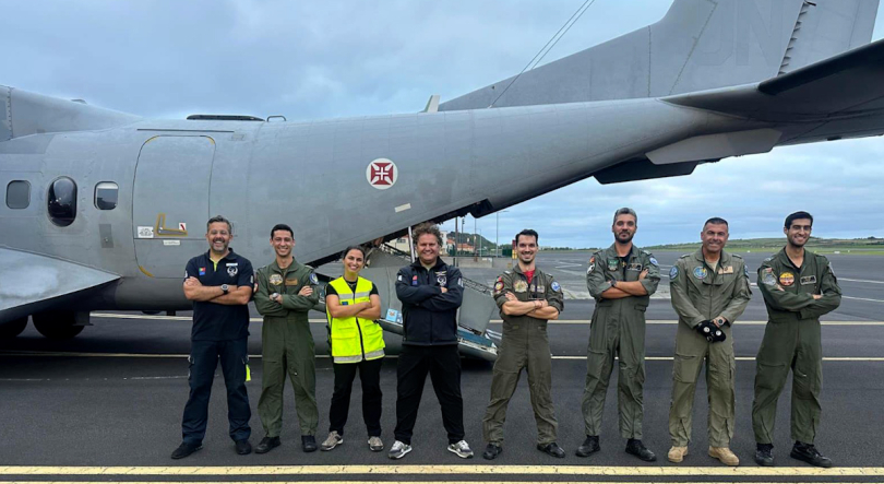 Força Aérea realiza missão inédita ao transportar seis doentes num só voo nos Açores