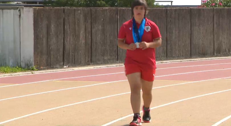 Imagem de Açoriana Maria Vicente participa no Campeonato do Mundo para Atletas com Síndrome de Down