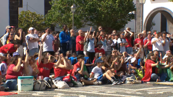 Adeptos celebraram em Ponta Delgada a primeira vitória de Portugal no Mundial