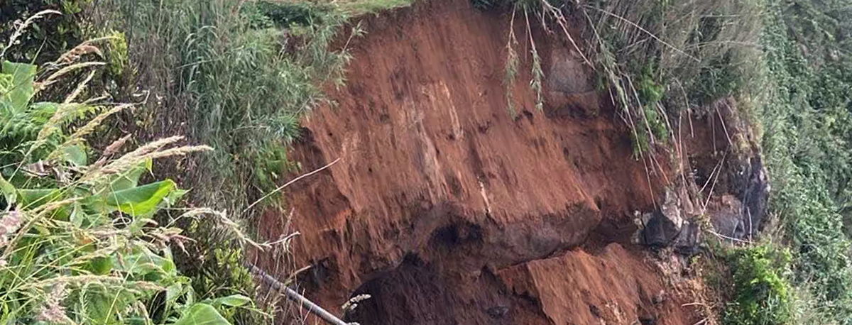 Imagem de Derrocada em Santo António na ilha de São Miguel leva a evacuação de várias moradias