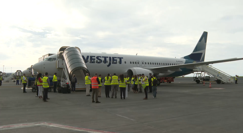 WestJet fez hoje voo inaugural entre Toronto e Ponta Delgada