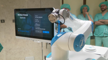 Imagem de Realizada hoje a primeira cirurgia assistida por robot ortopédico no HDES