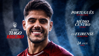 Santa Clara contrata médio Tiago Ribeiro ao Feirense