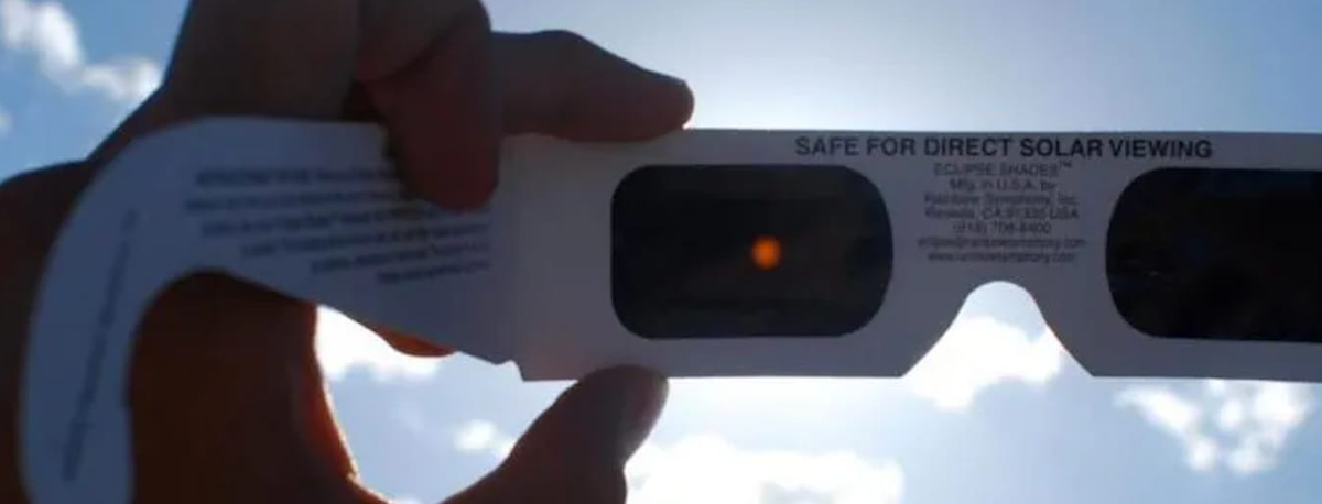 Imagem de Cuidados com a visão são essenciais para observar o eclipse solar