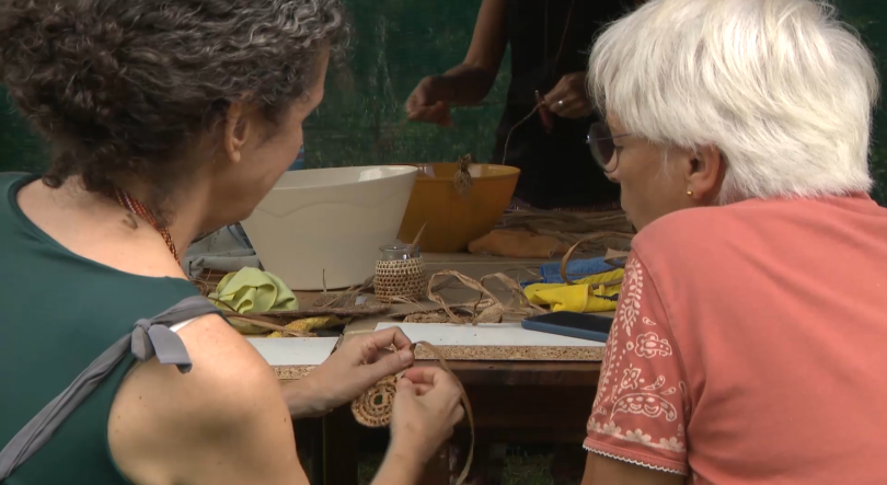 Imagem de Festival de Fibras Naturais promoveu oficinas de artesanato nas Furnas