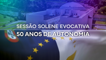 Imagem de Sessão Solene Evocativa dos 50 Anos da Autonomia dos Açores