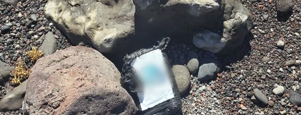 Imagem de Cocaína apreendida na orla marítima da ilha do Corvo