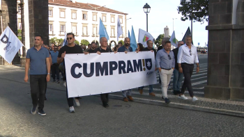 PSP e GNR em protesto por melhores condições laborais e segurança da população