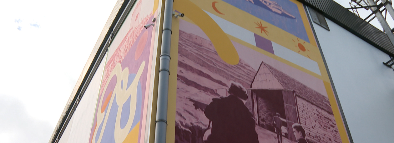 Imagem de Antigo aeródromo de Santana recebe mural de artista internacional