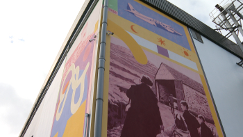 Antigo aeródromo de Santana recebe mural de artista internacional