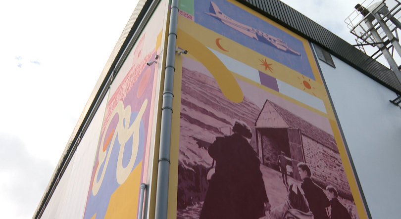 Imagem de Antigo aeródromo de Santana recebe mural de artista internacional