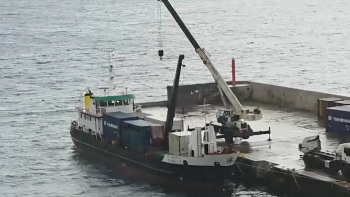 Imagem de Navio Isabel C já chegou à ilha do Corvo