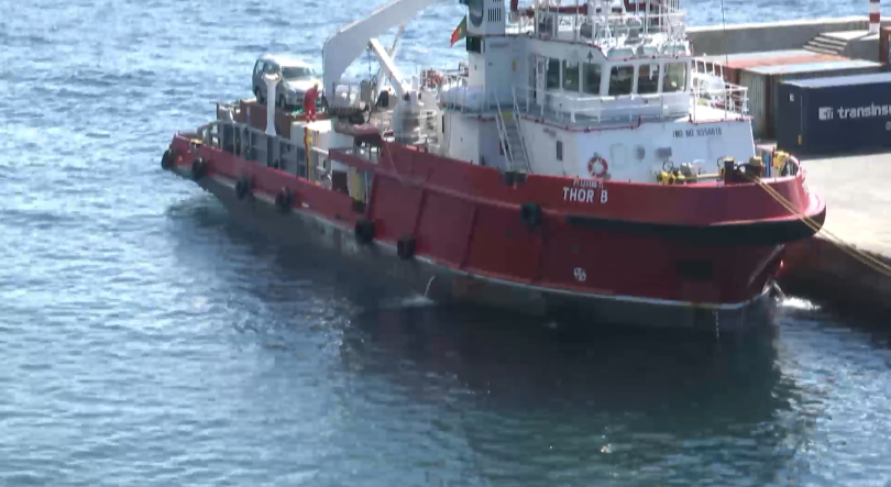 Navio Thor B retoma atividade operacional esta sexta-feira